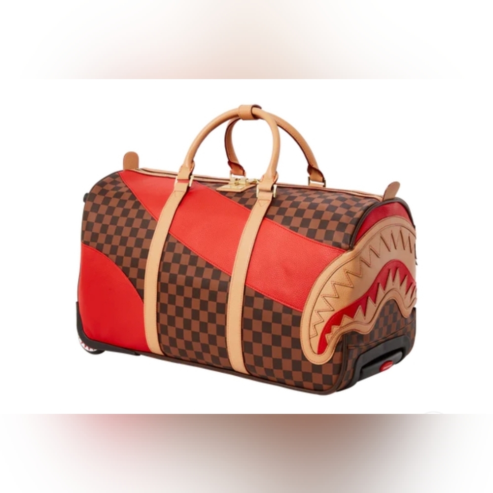 Sprayground Raceway Henny Duffle Wheely Limited Edition with Pull Up Handle